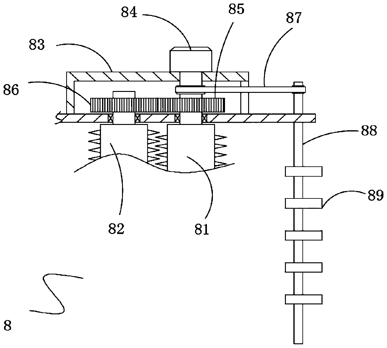 Raw material preparation device for production of refractory material