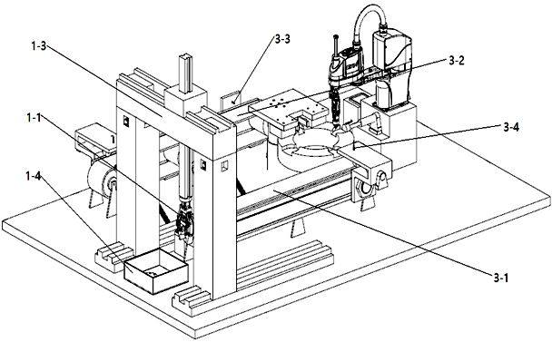 Intelligent machining and sorting equipment for porous anchorage device based on machine vision and positioning method