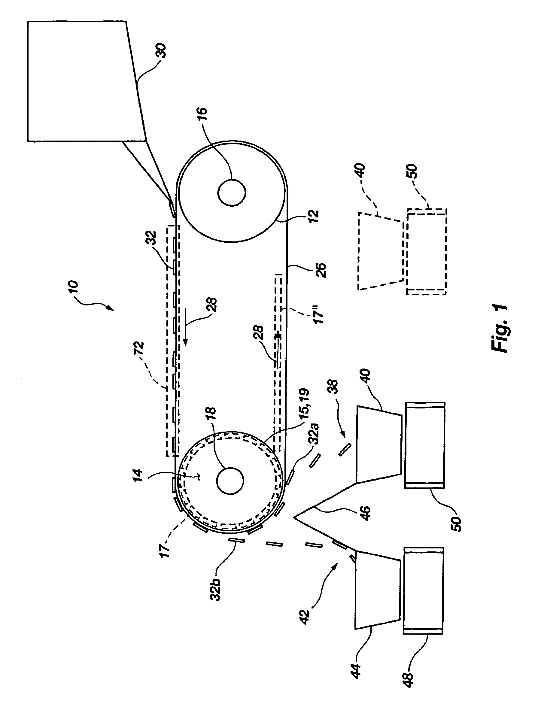 Apparatus for magnetically separating integrated circuit devices