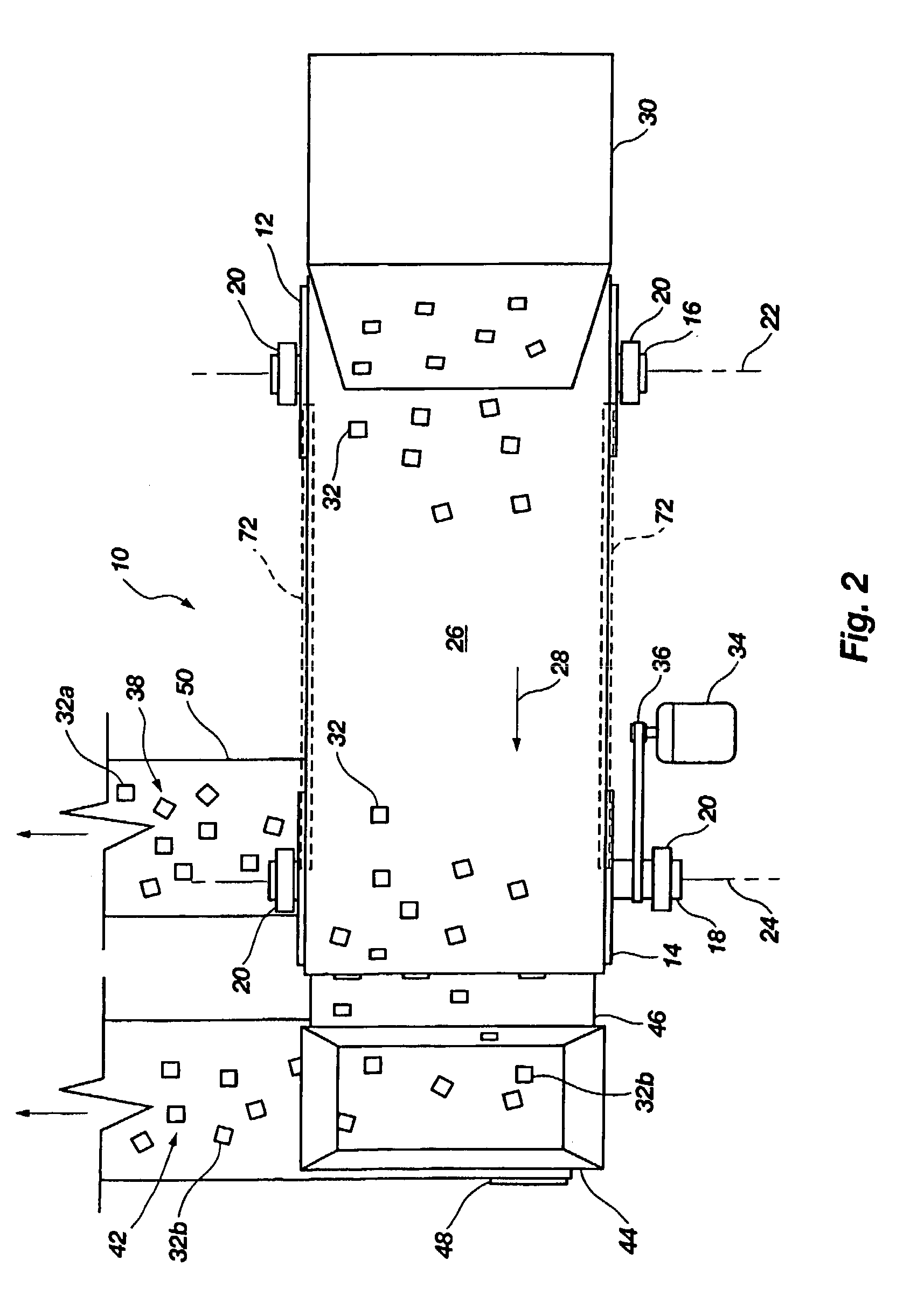 Apparatus for magnetically separating integrated circuit devices