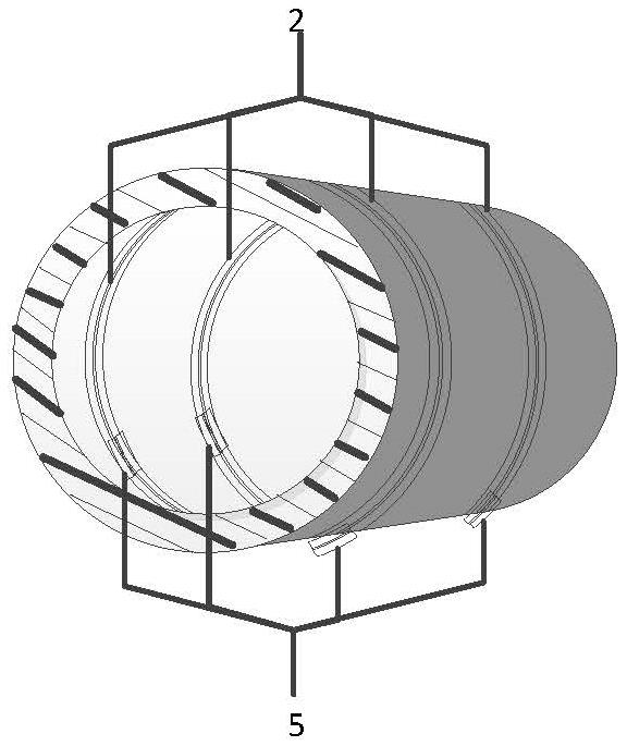 Capacitive coupling type slip ring and CT detection device