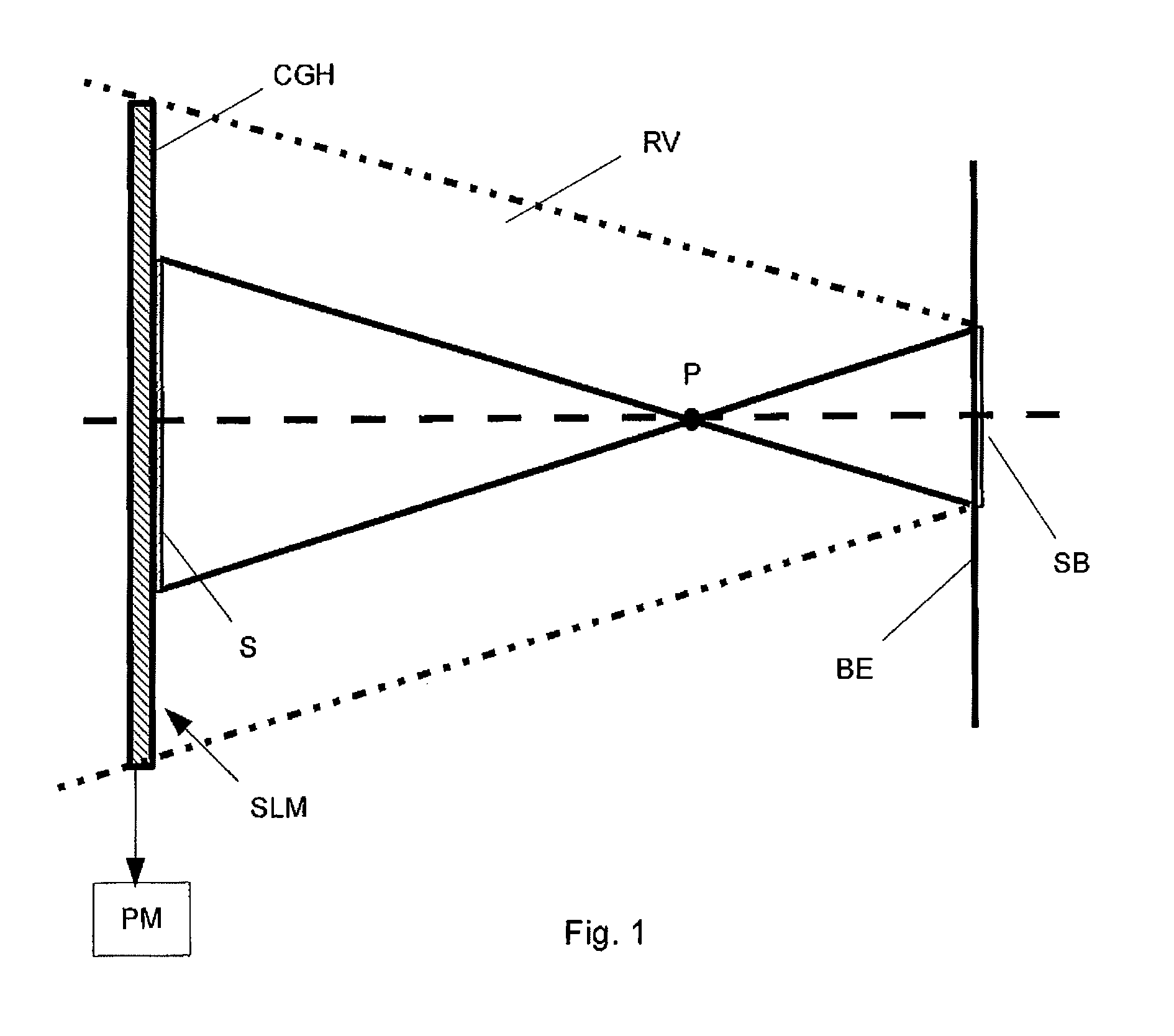 Method and device for reconstructing a three-dimensional scene with corrected visibility