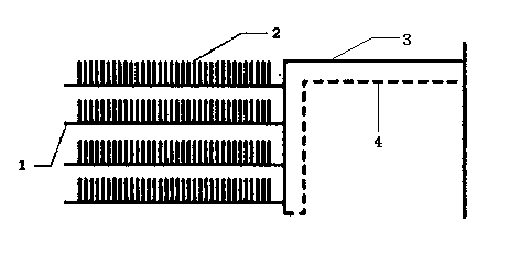 Improvement method for air use of vertical disk filter