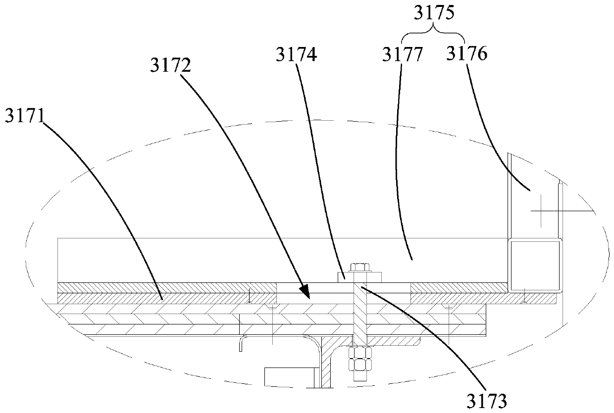 Fire protection structure of pipe joint joints in immersed tube tunnel