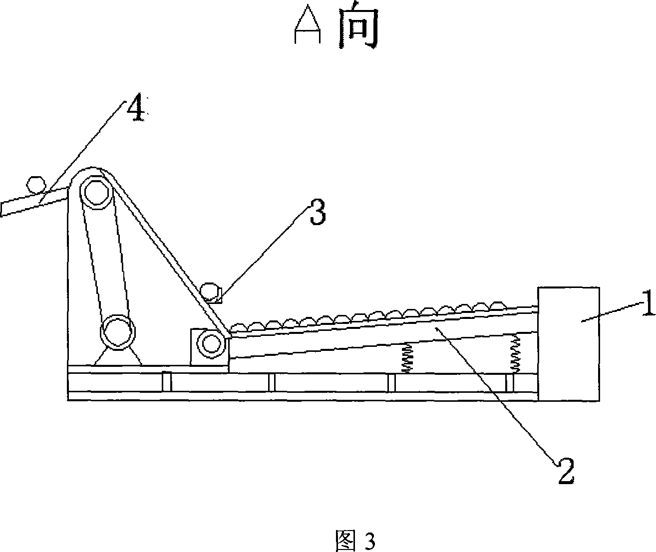 Process for heating titanium oblique perforating rod ingot