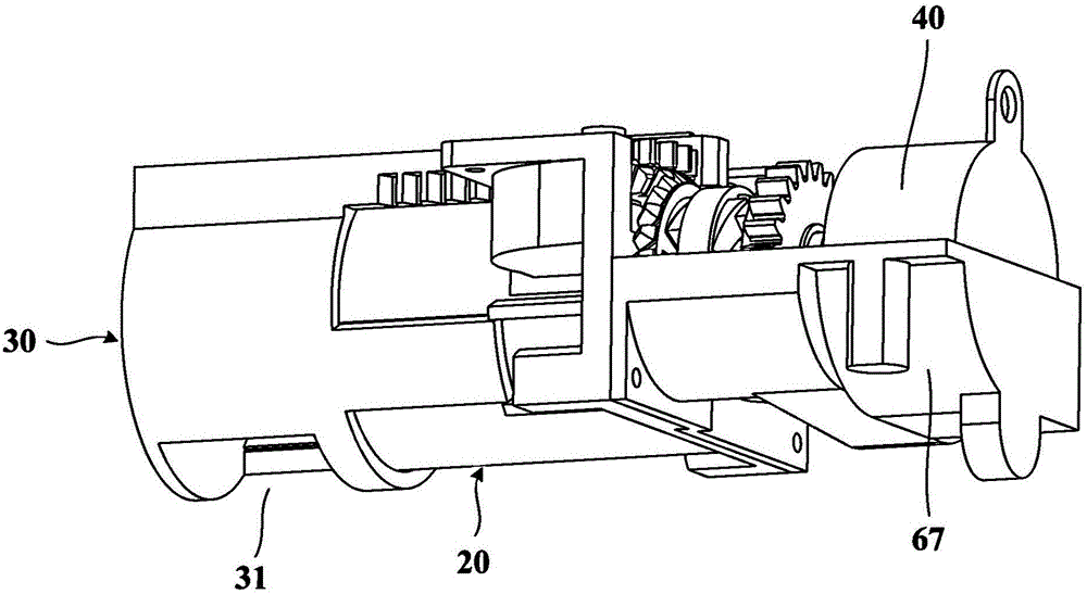 Quantitative distribution device and refrigerator provided with same