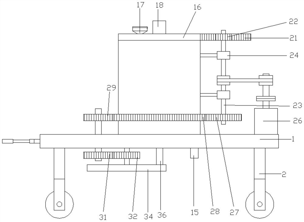 A convenient-to-use interval fertilization device for agricultural production