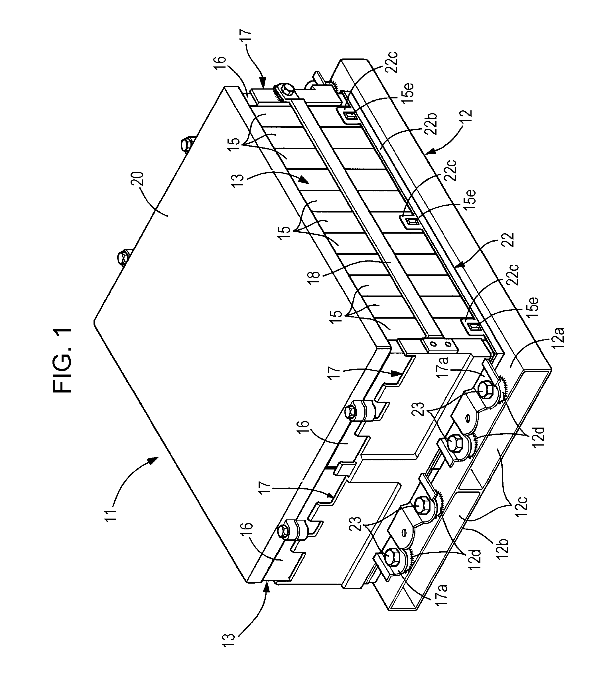 Battery cooling structure