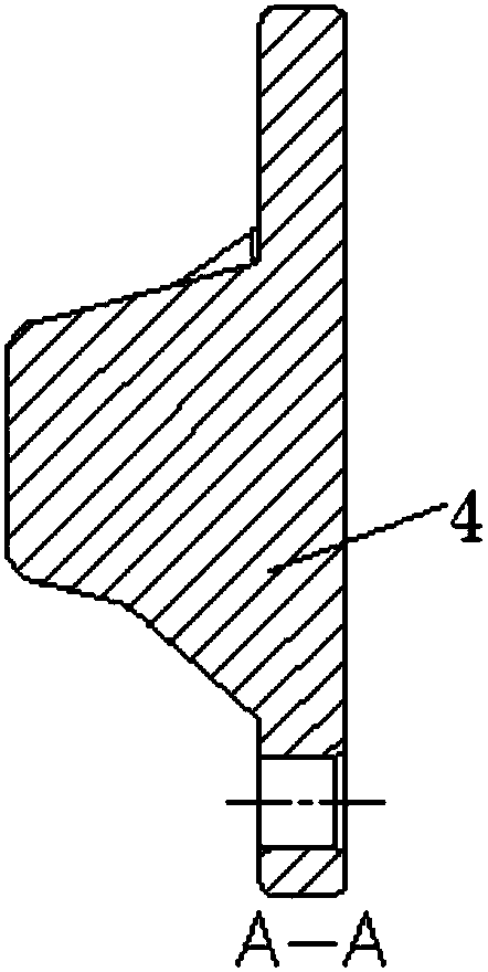 Clamp used for numerical control lathe for machining parts in irregular shapes