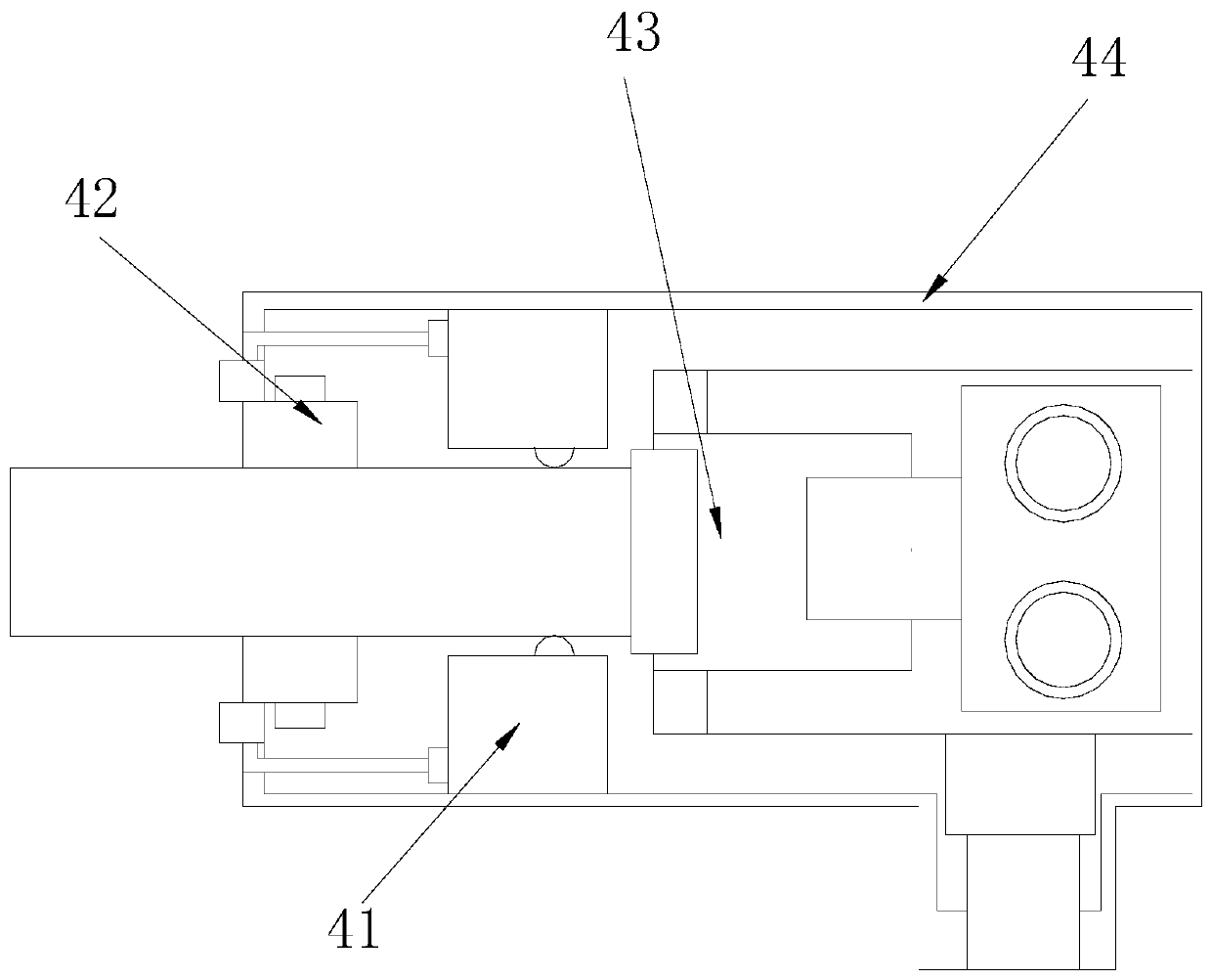 Spring making machine feed device