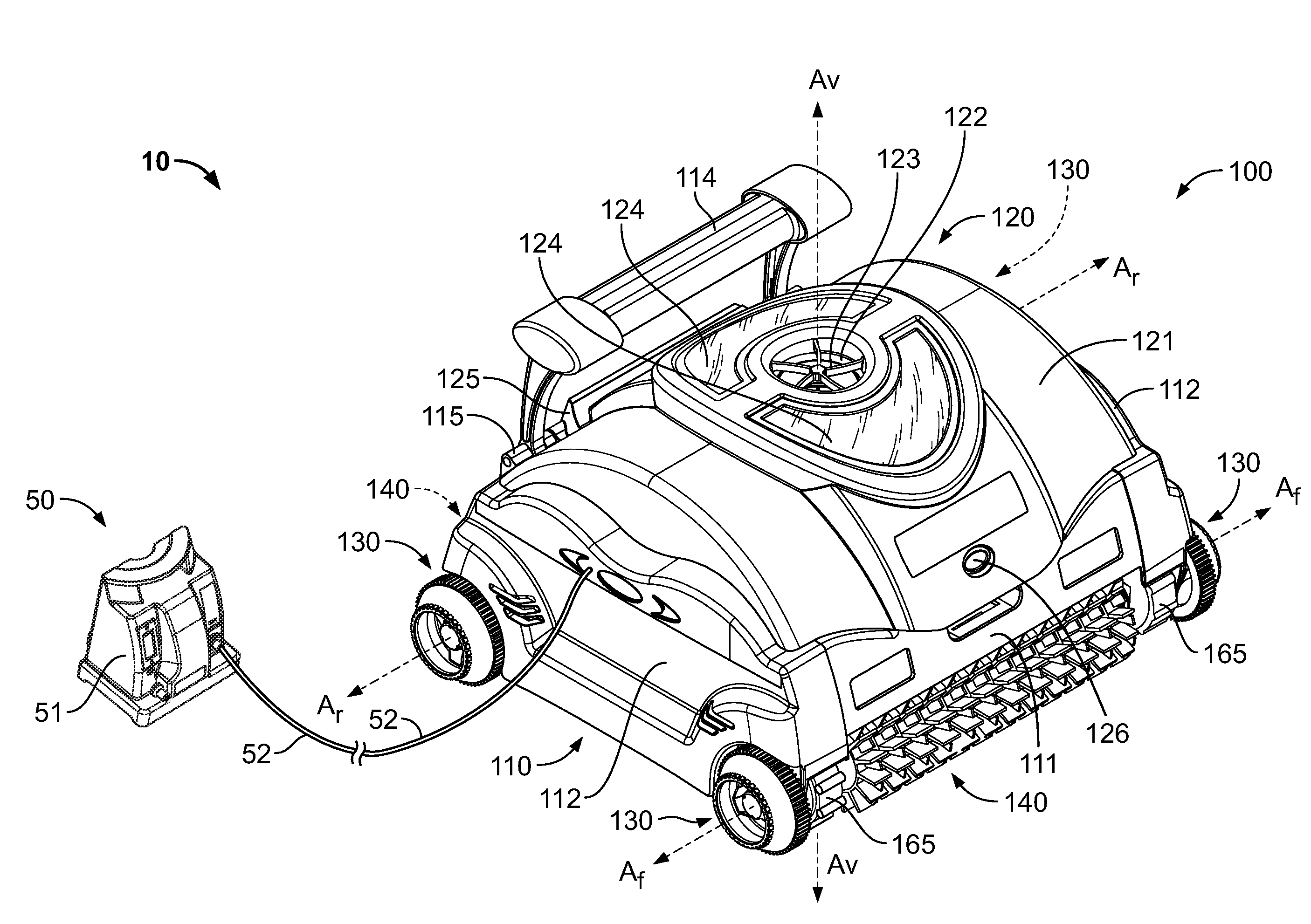 Pool Cleaning Device With Adjustable Buoyant Element