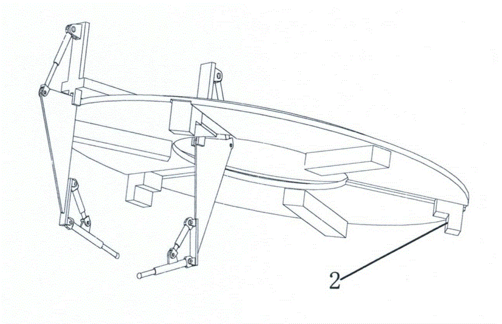 Automatic ultrasonic flaw-detecting machine for tray type large shell section parts