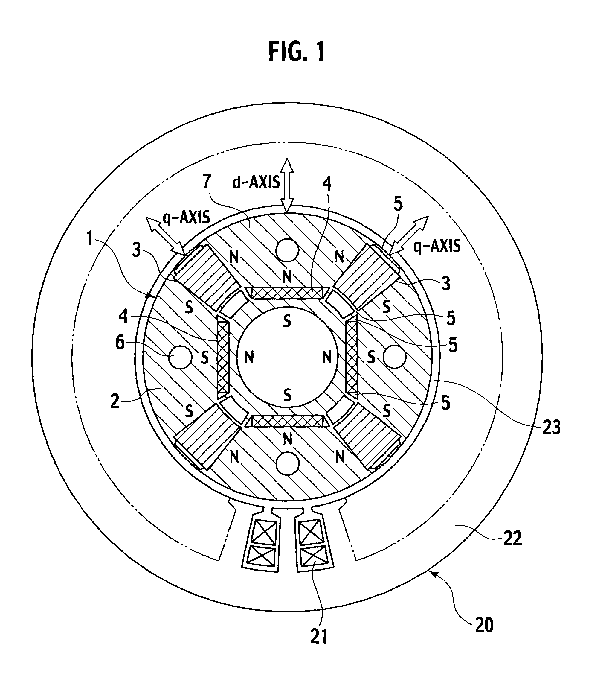 Rotor of permanent-magnet-type rotating electrical machine