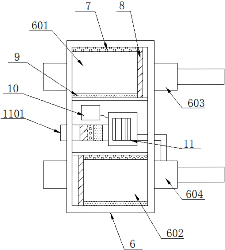 Automobile air conditioner compressor having self-purification function