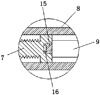Long-pole telescopic screw fastening device for orthopedic interventional operation
