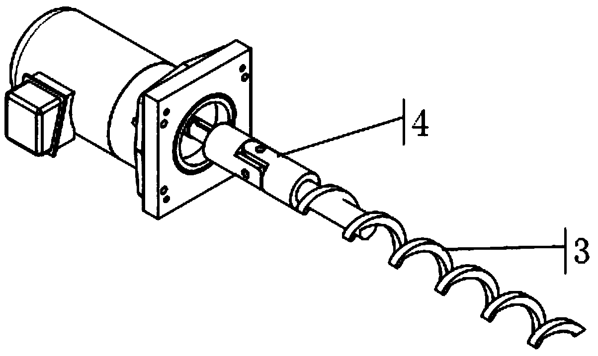 Z-axis chip removal structure of horizontal machining center