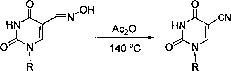 Method for synthesizing 5-cyano pyridine nucleoside derivatives