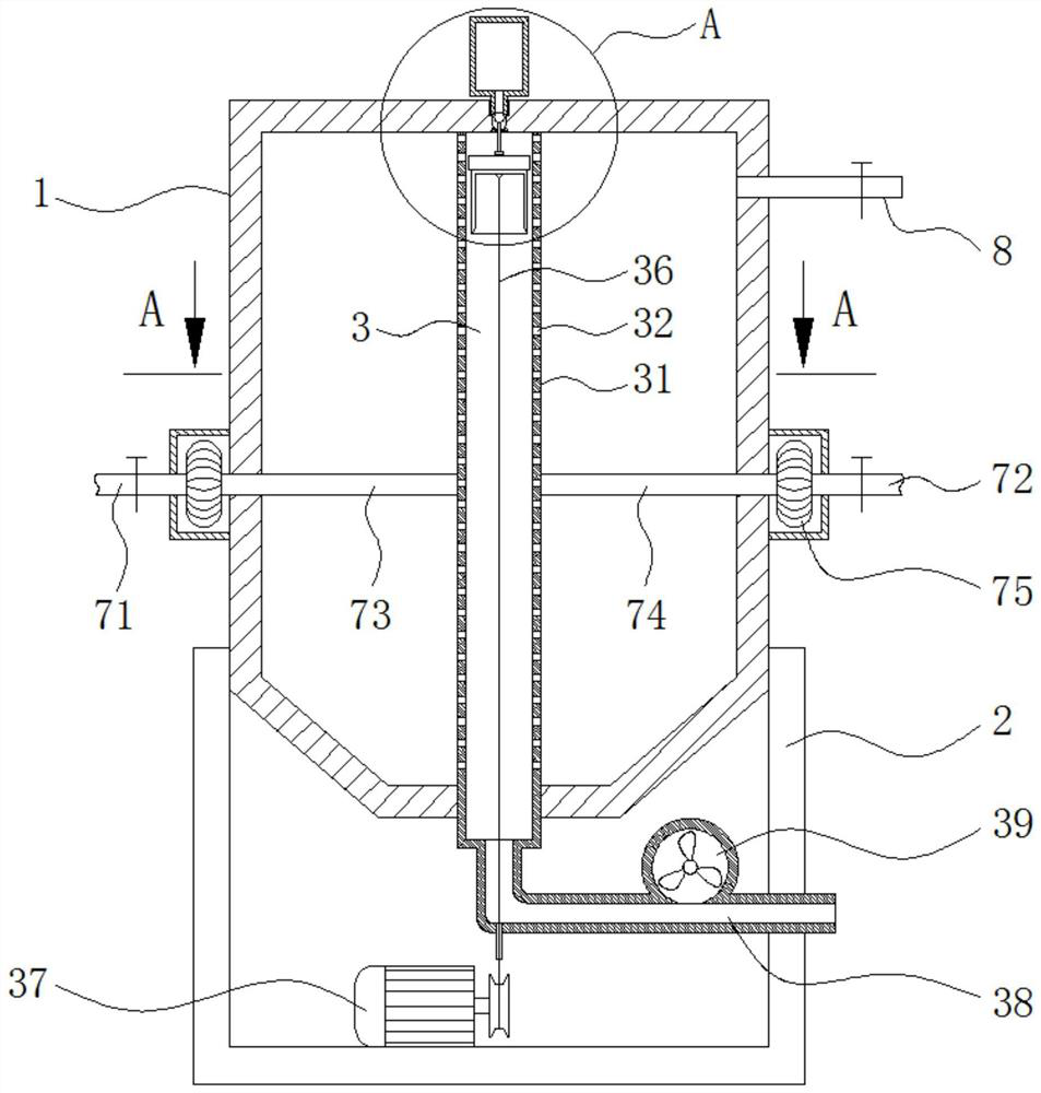 A rotary sewage pretreatment device based on centrifugal force