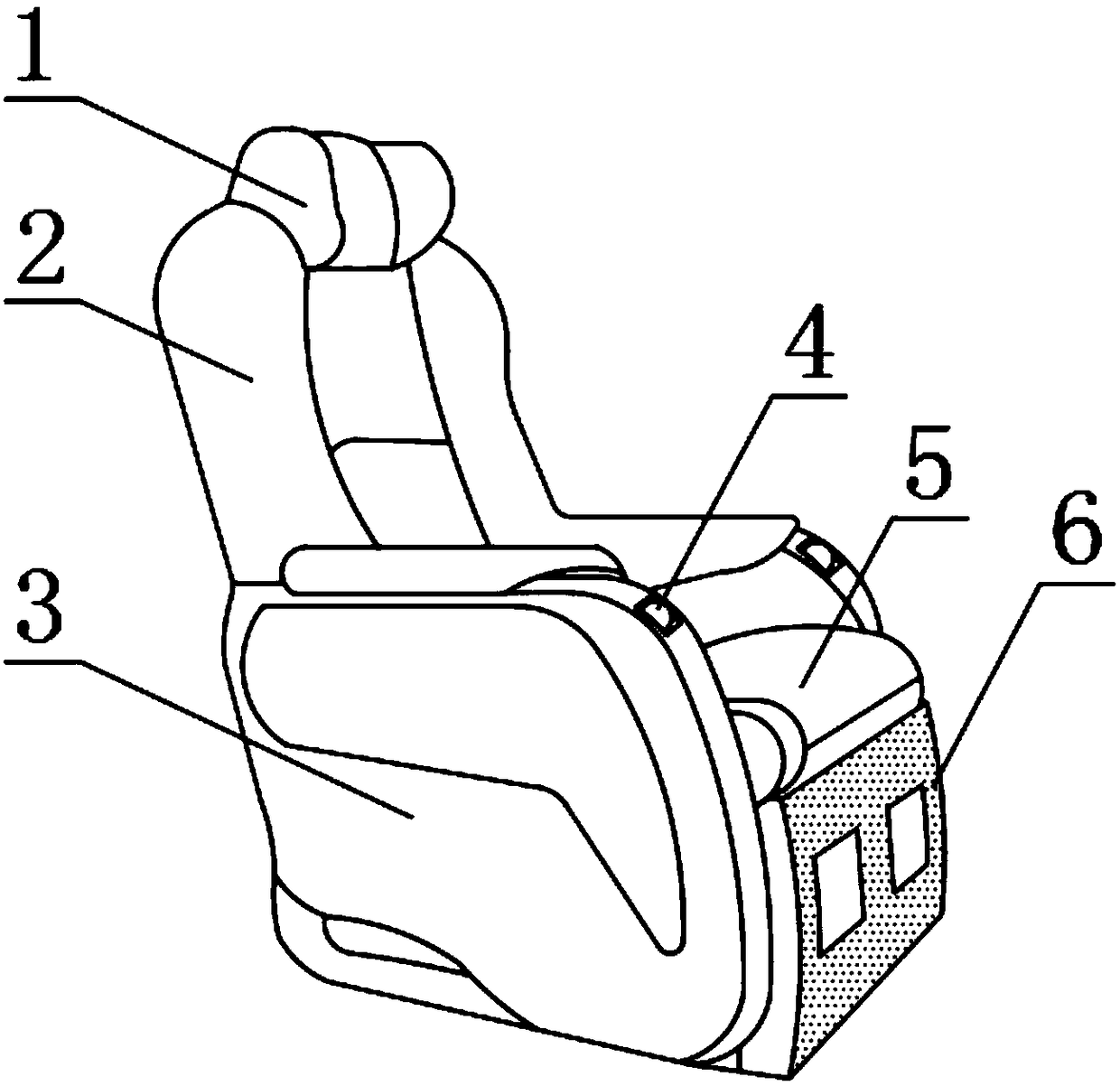 Multifunctional automobile seat