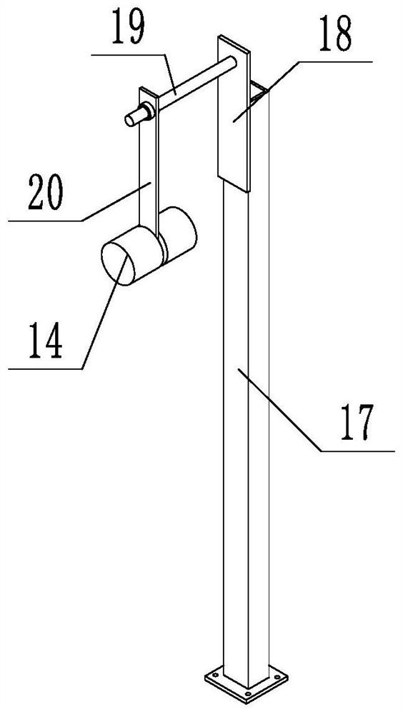 An automatic reset transfer machine for pouring cans on a conveyor belt for cans