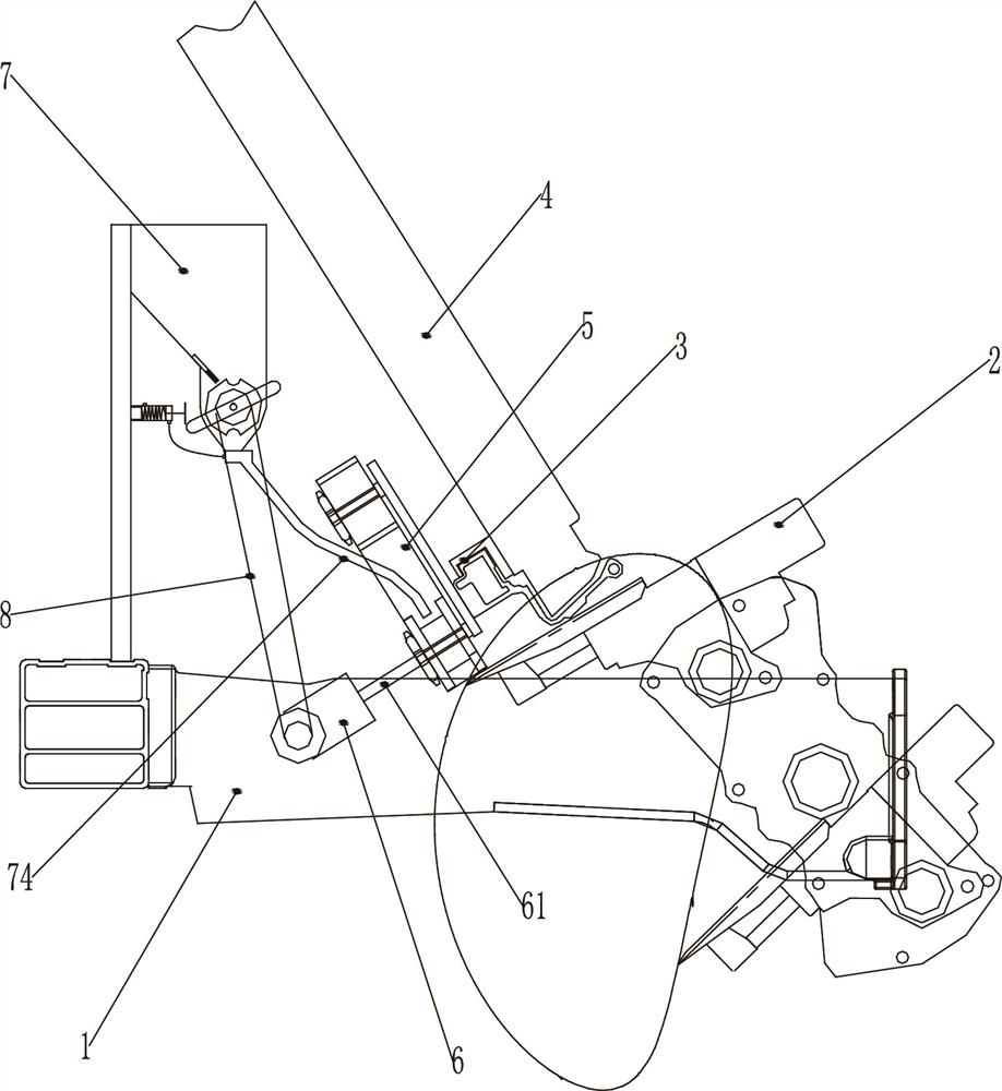 Precision fertilizing device for rice transplanter and use method of precision fertilizing device