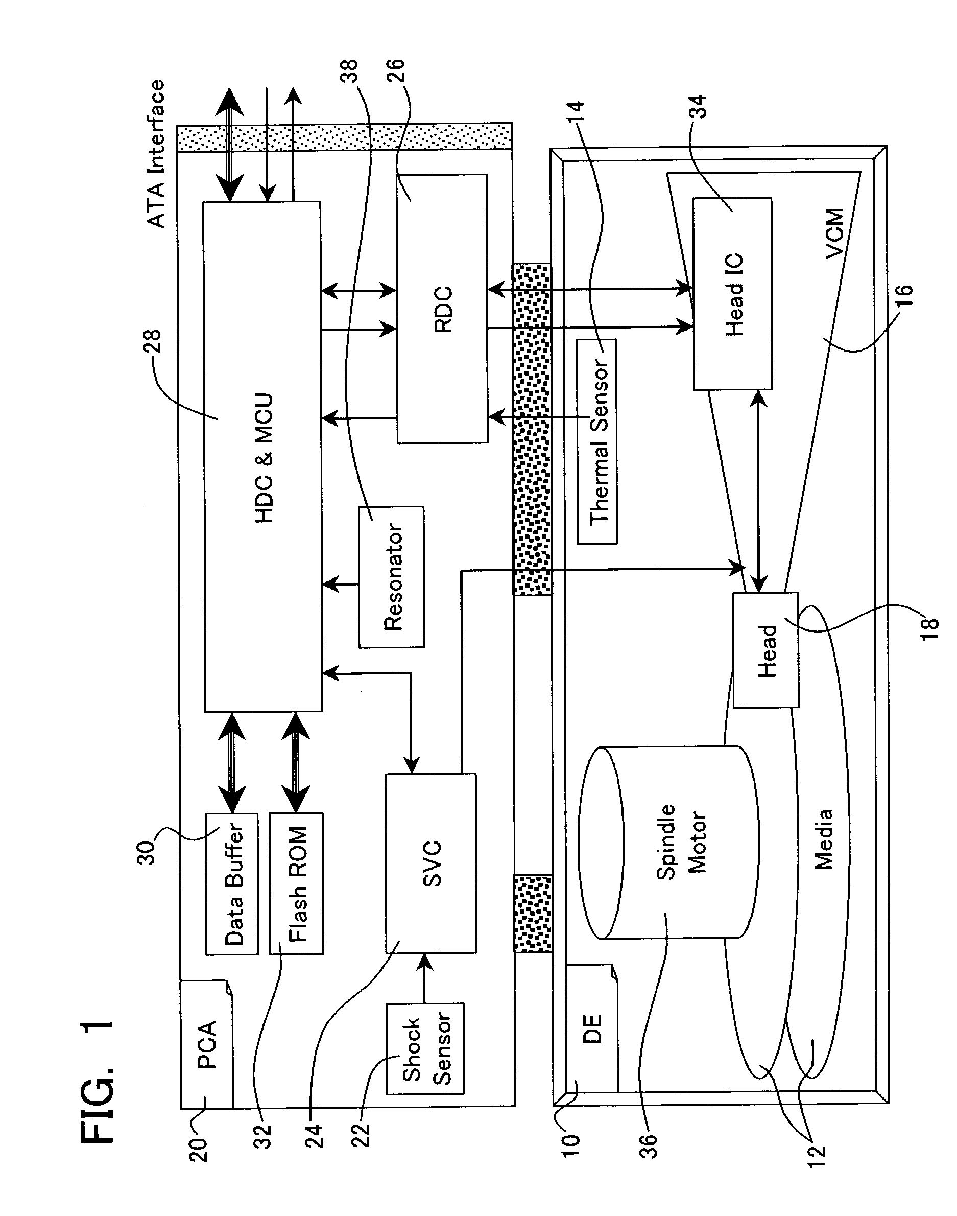 Adjacent track data guarantee processing method and disk device