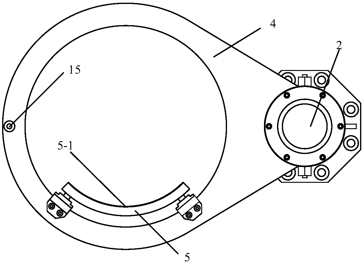 Impact and rubbing experiment device of rotating stator