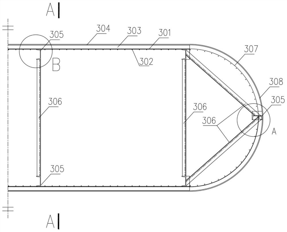 Water taking facility for shallow section of riverbed bottom bearing stratum and construction method