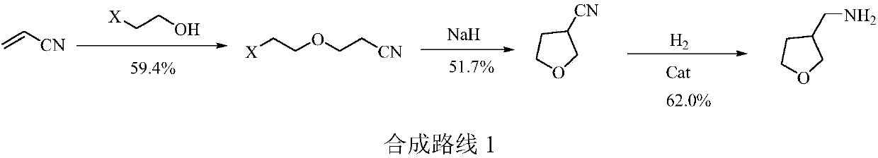 3-aminomethyl tetrahydrofuran preparation method