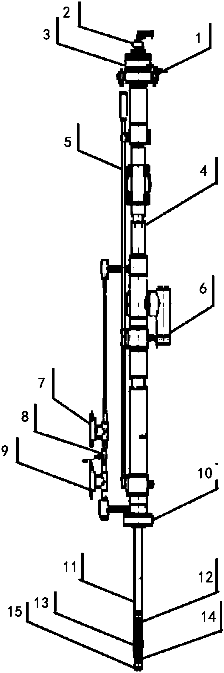 Protecting device for wellhead of water injection well