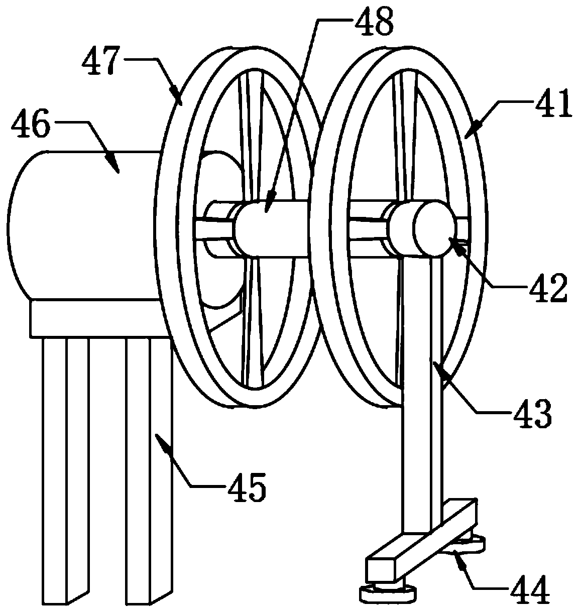 Winding roller device for precise textile fabrics