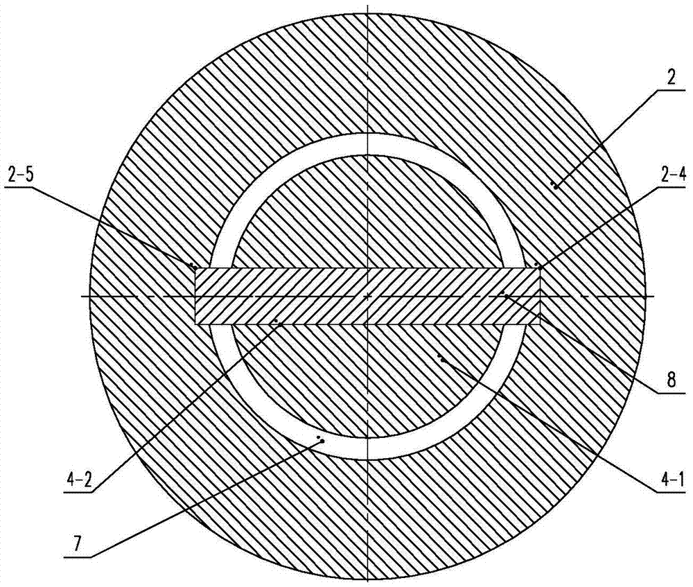 Built-in guide oil cylinder