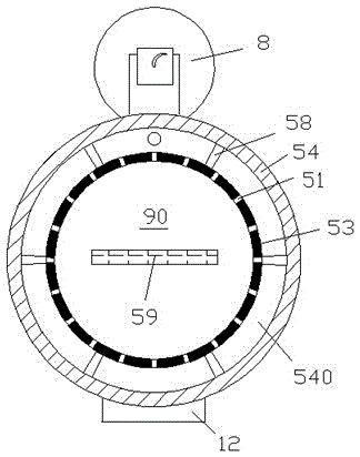 Tea drying device automatically controlled and provided with airflow filtering net