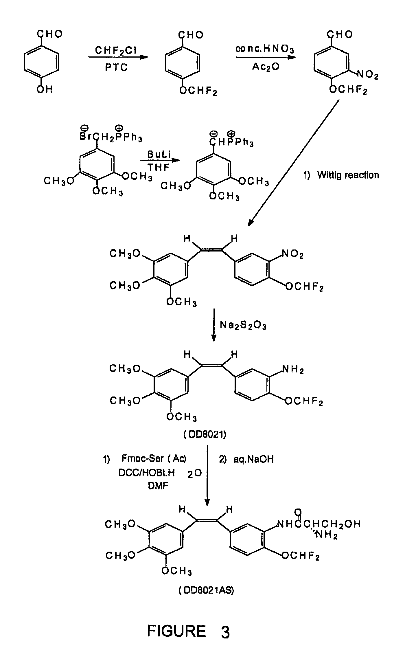 Fluoroalkoxycombretastatin derivatives, method for producing the same and use thereof