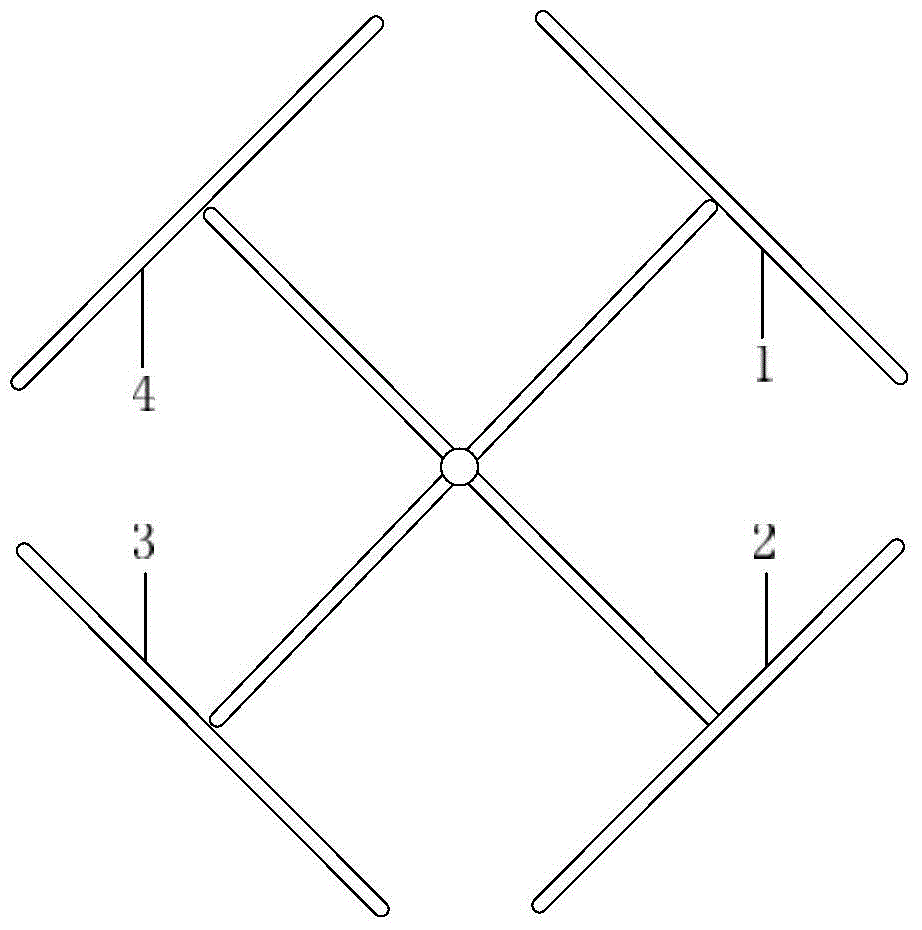 Omnidirectional radar angle measurement method and system based on rotating field antenna