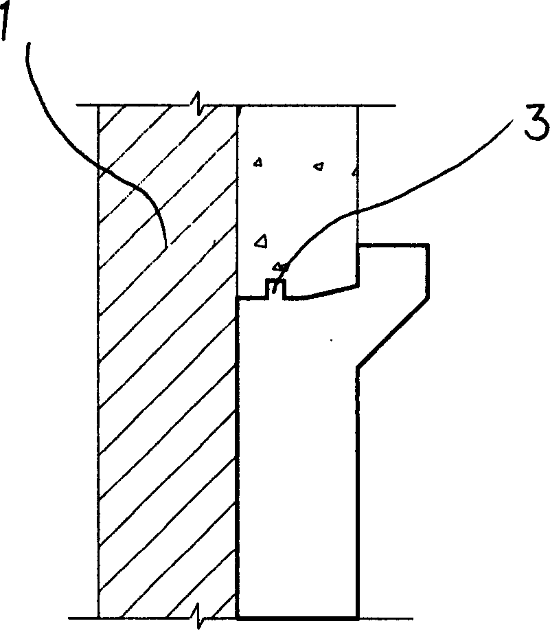 Construction method for underground structure through half reverse course of action of inverting connection