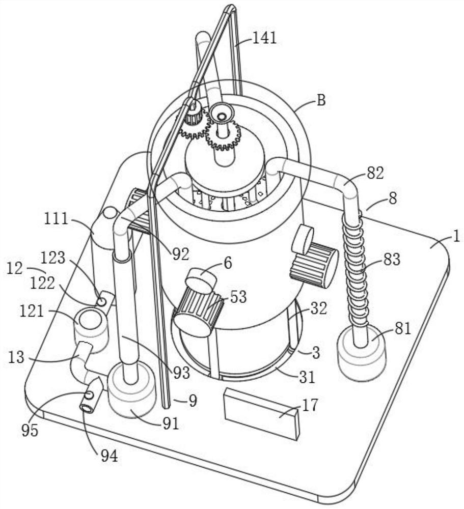 Grain fine grinding device and grinding method thereof