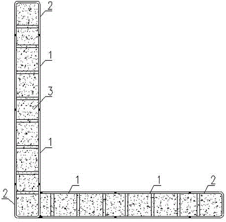 Double-steel-plate shear wall combined structure