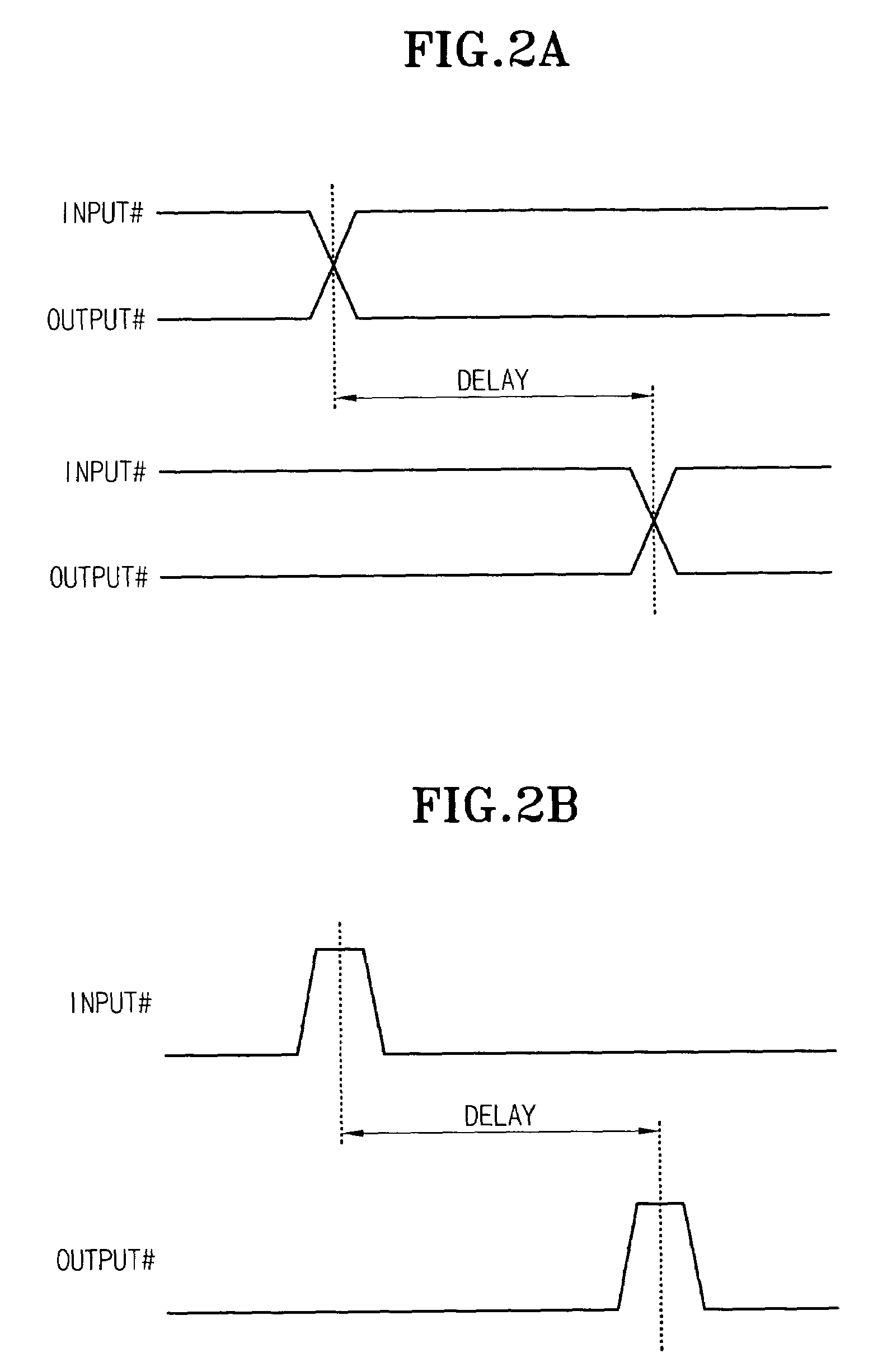 Shared delay circuit of a semiconductor device