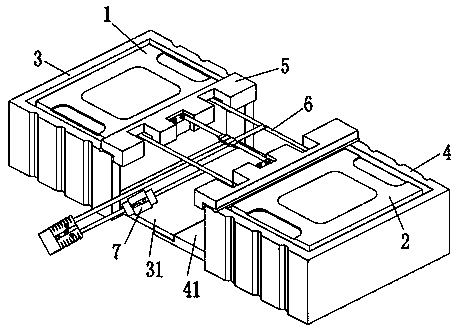 Resettable lithium battery structure