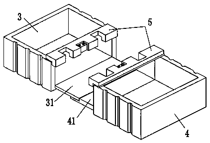 Resettable lithium battery structure