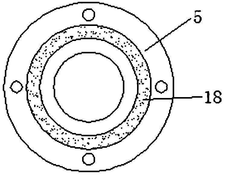 Combustion boiler capable of decreasing water flow speed conveniently