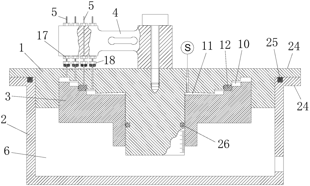 Device for detecting sealing performances of rubber sealing ring in high-pressure hydrogen