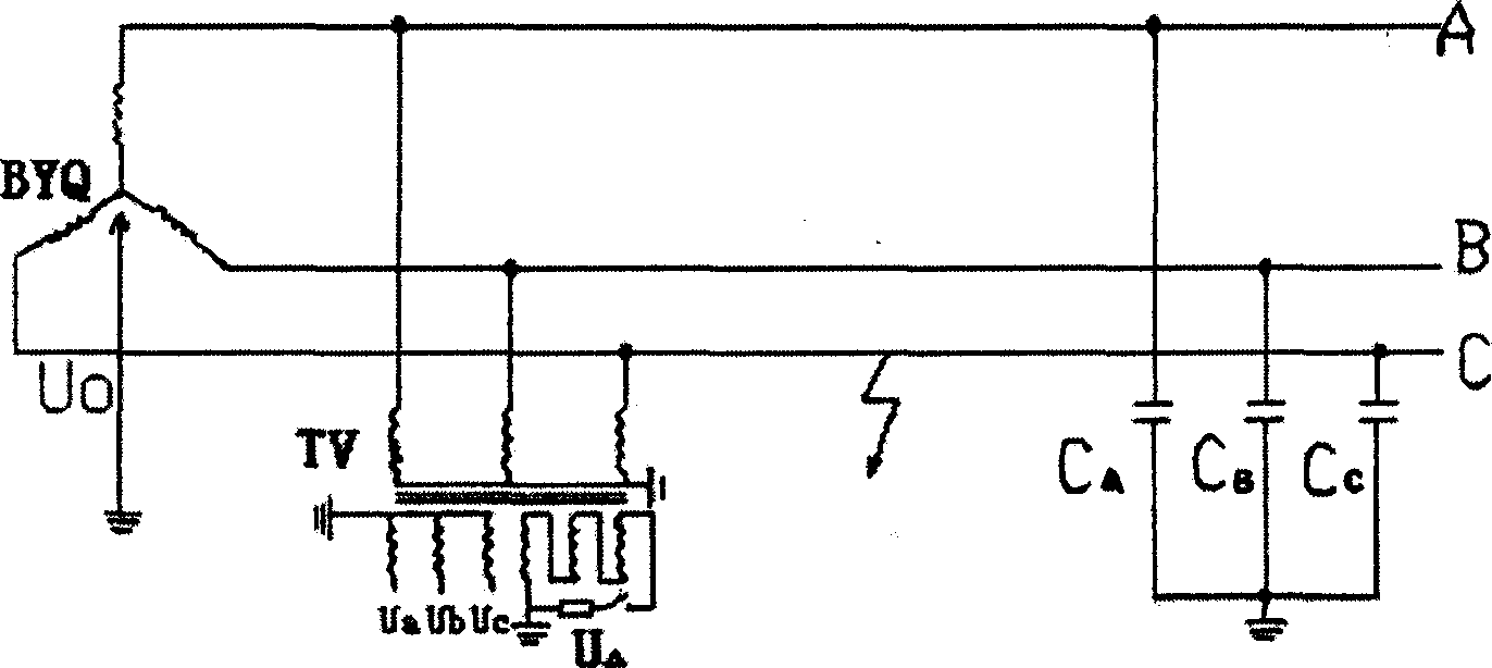 Power transmission and distribution system of leakage for earth capicitance storage charge and system control method