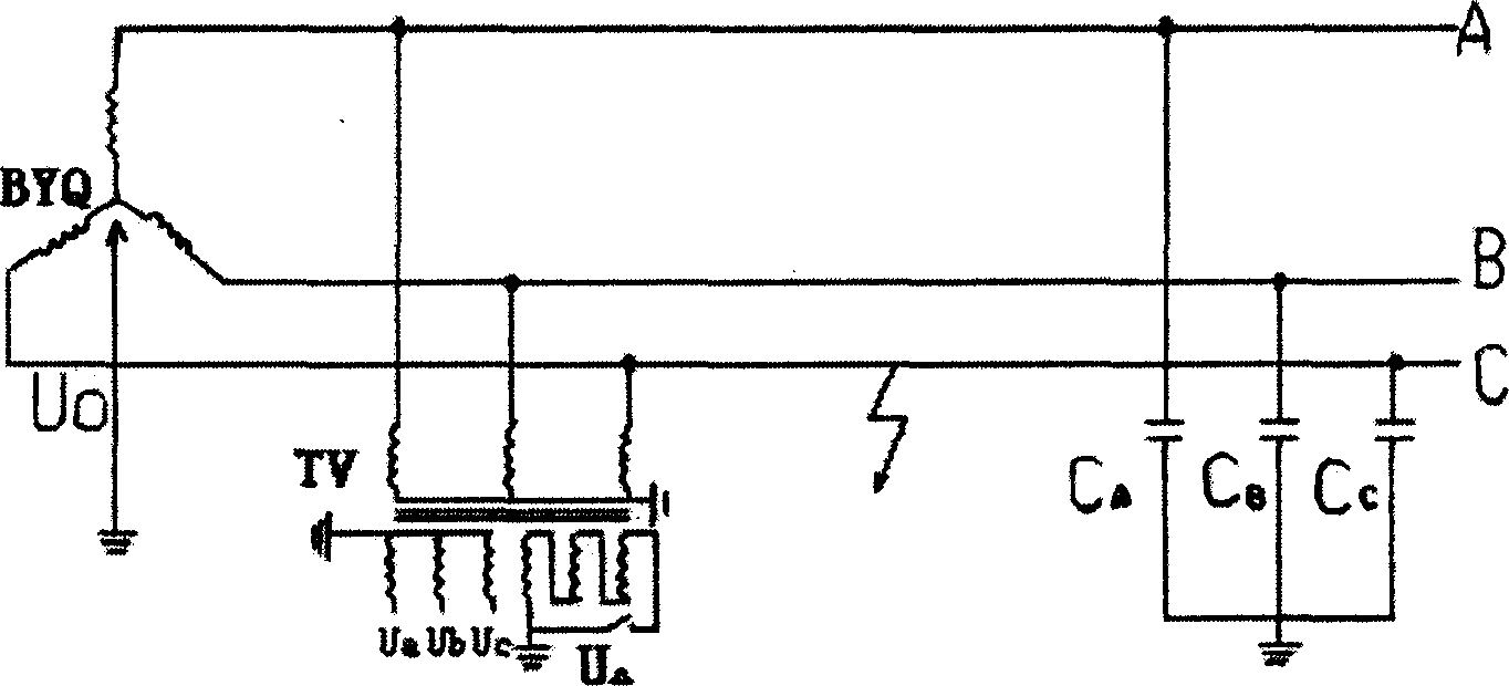 Power transmission and distribution system of leakage for earth capicitance storage charge and system control method