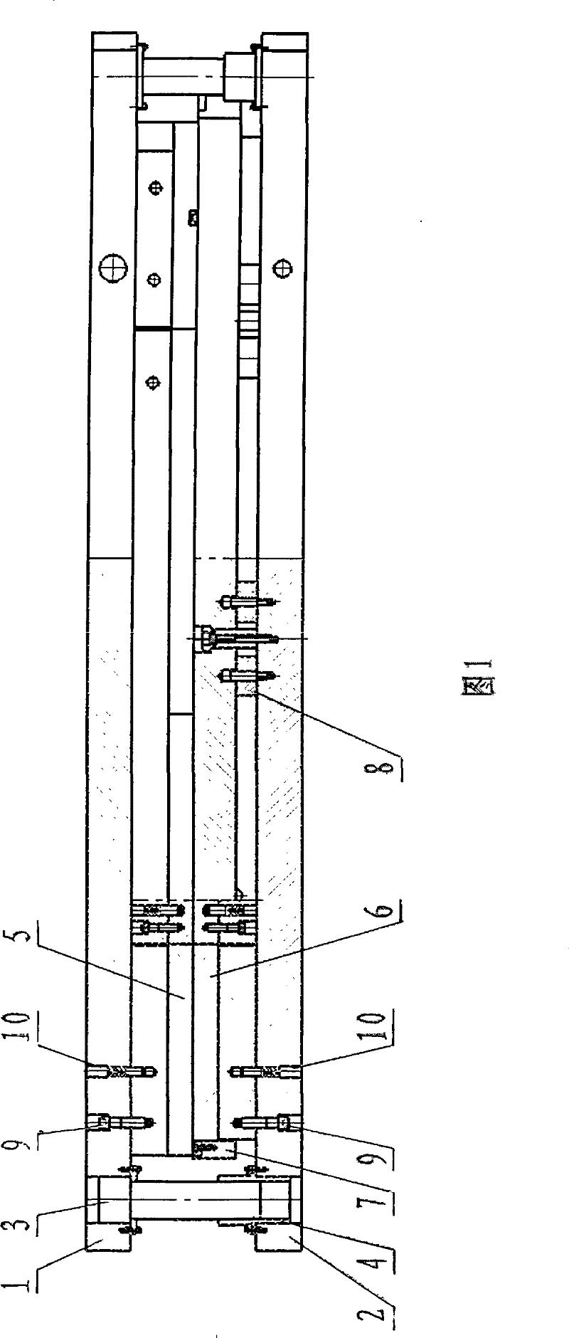 Manufacturing method of v-plate heat exchanger plate