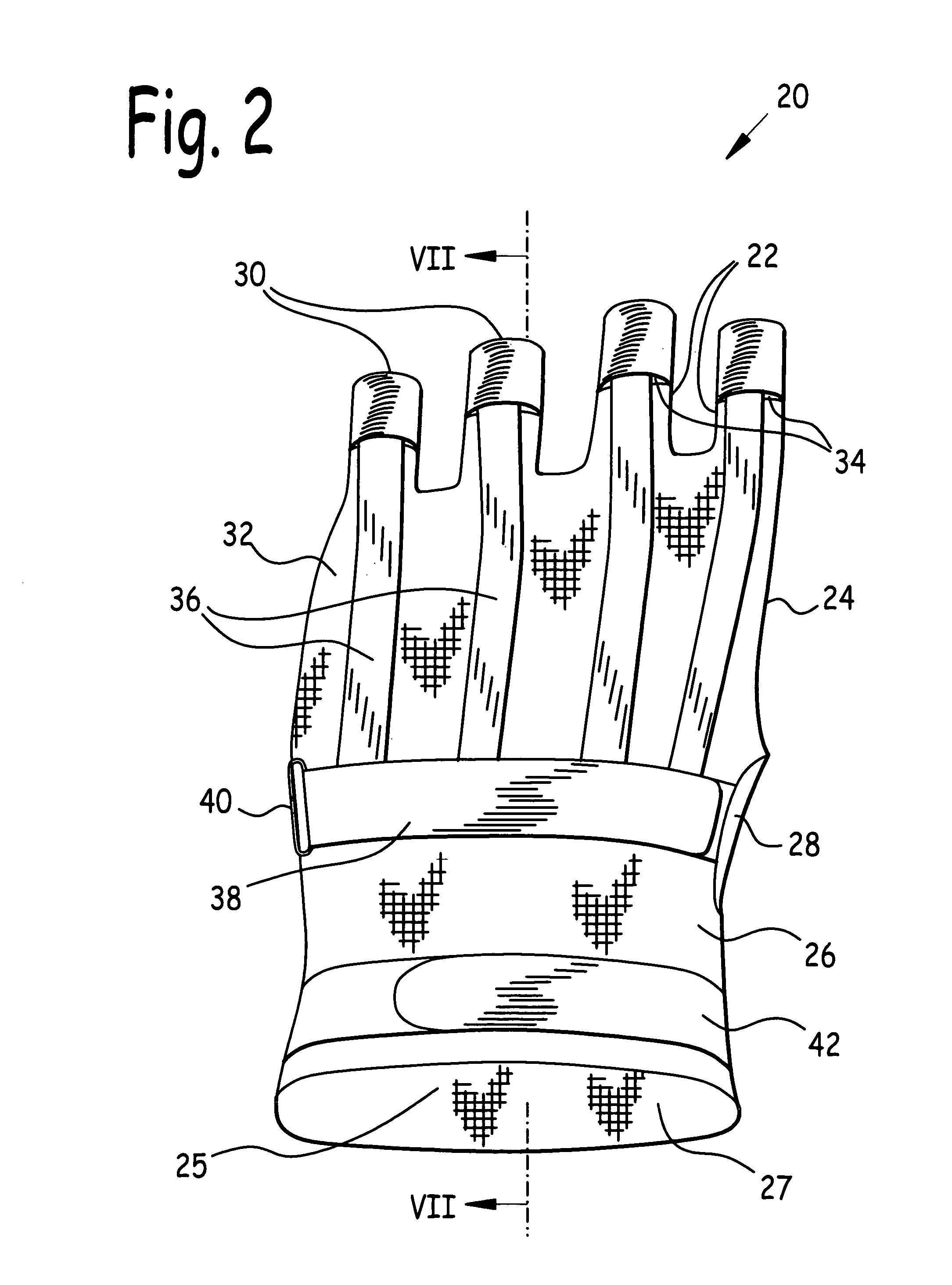 Exercise glove for intrinsic muscles and method of use