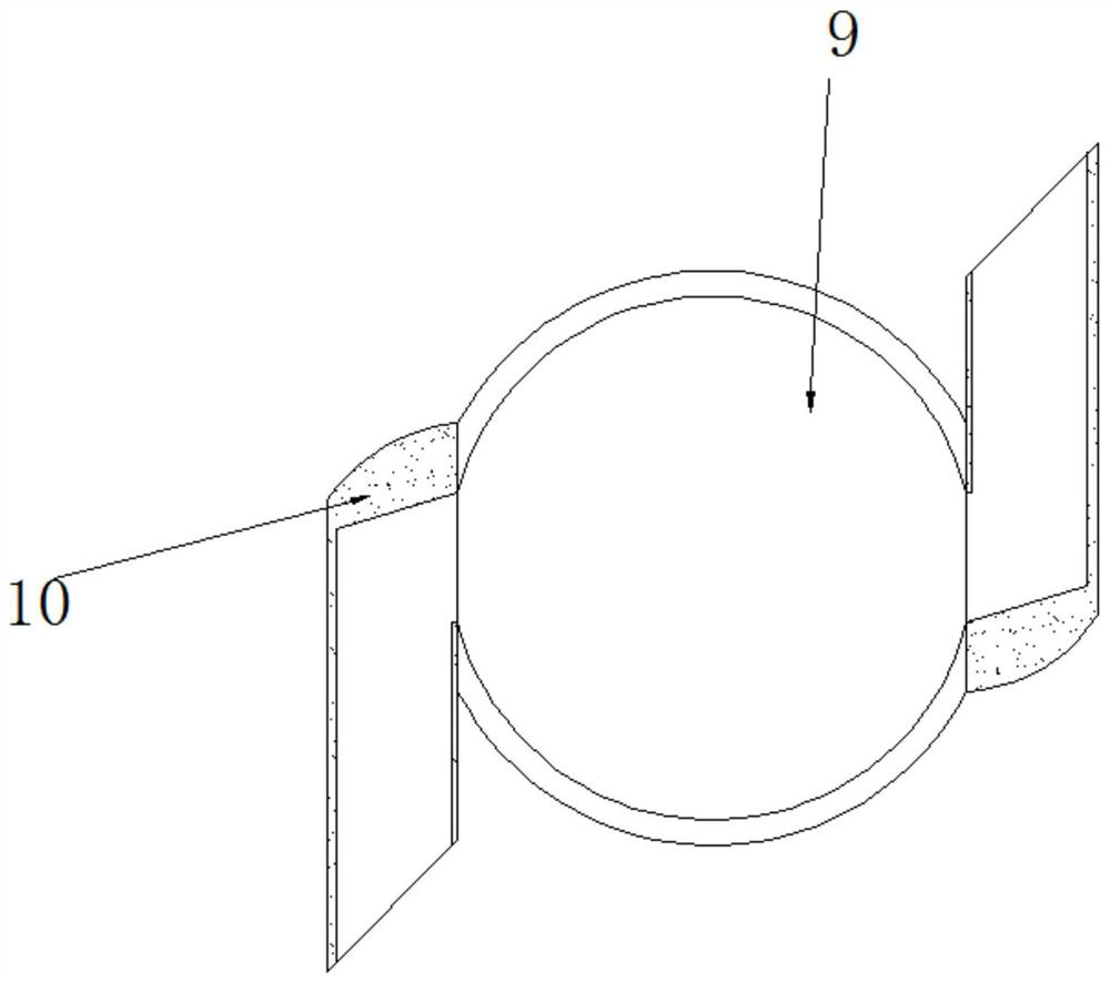 Sand setting device for sewage treatment