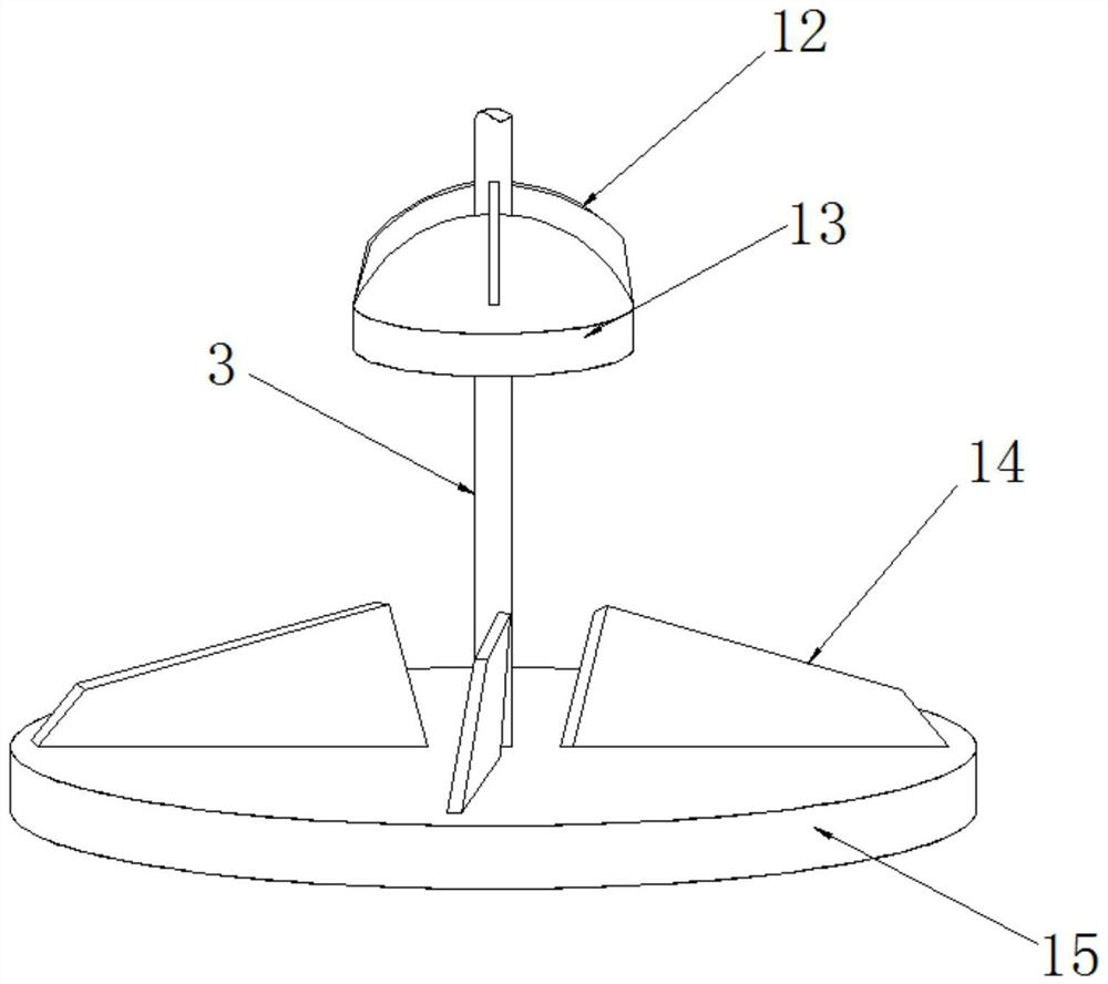 Sand setting device for sewage treatment