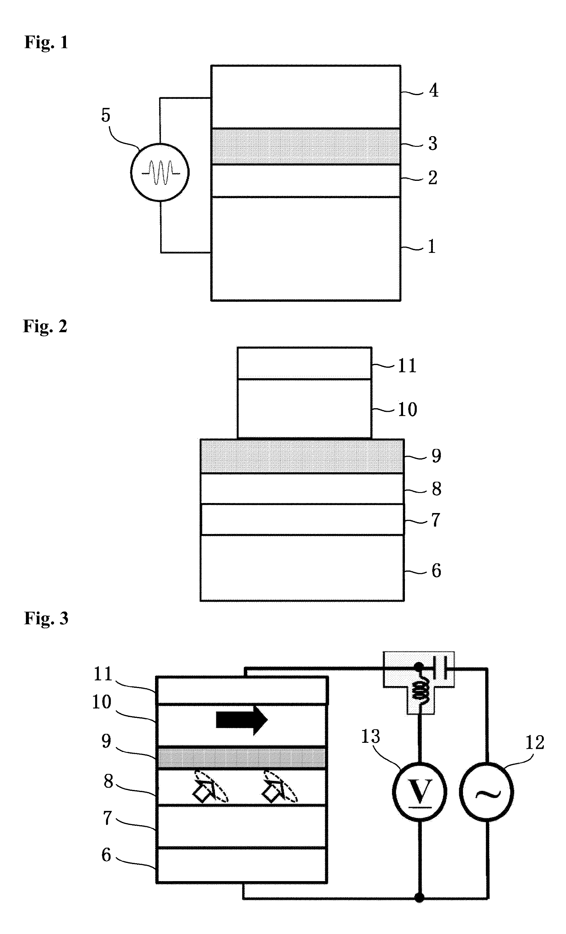 Electric field ferromagnetic resonance excitation method and magnetic function element employing same